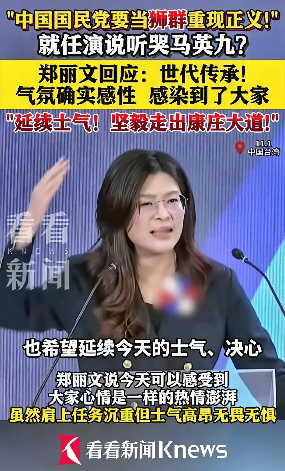 11月1号那天，国民党的交接仪式搞得跟过年似的，但仔细一瞧，嘿！2028年的大戏