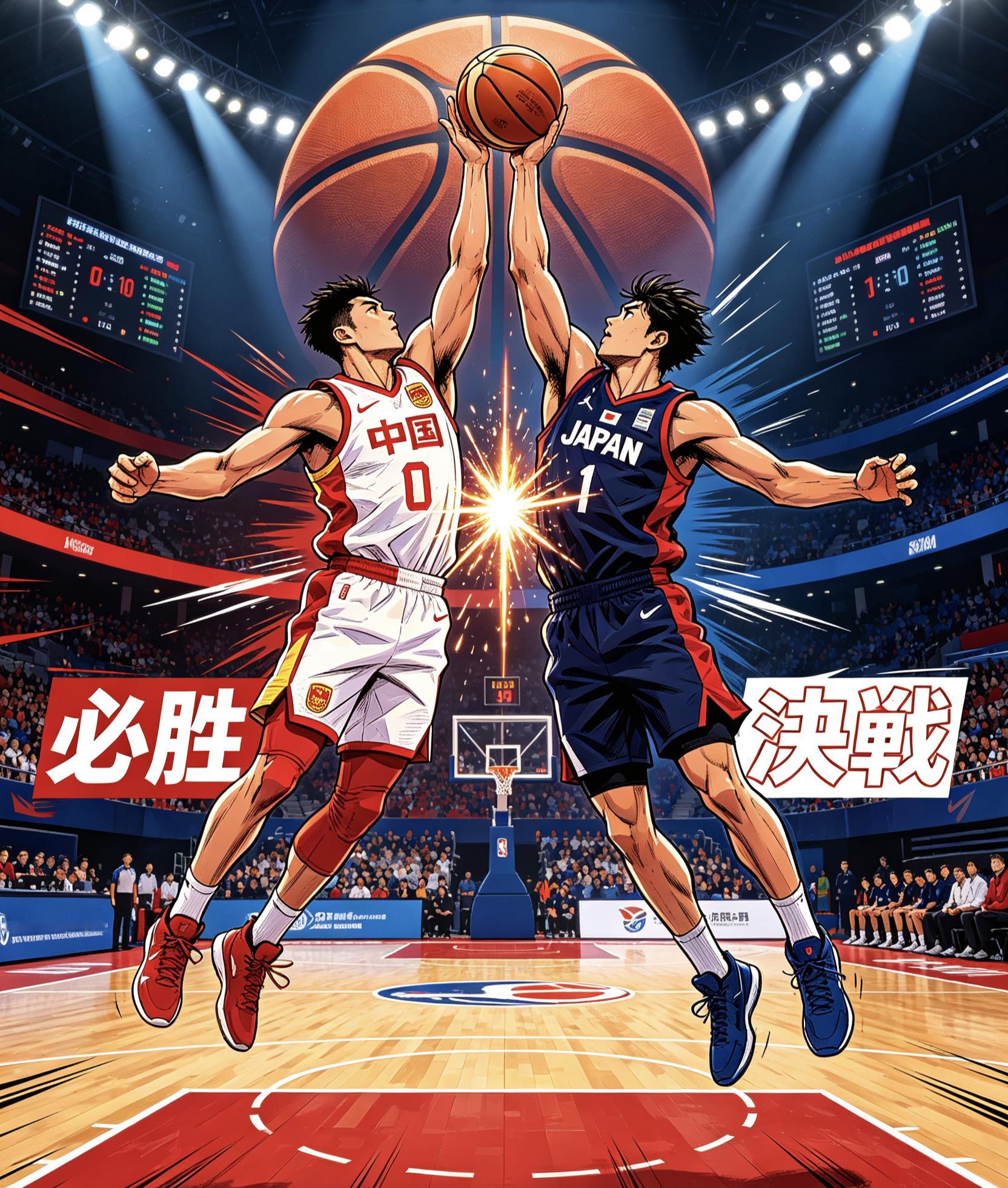 中国男篮vs日本男篮我靠，怎么安排在今天。。这场比赛背负了太多东西，我相信中国