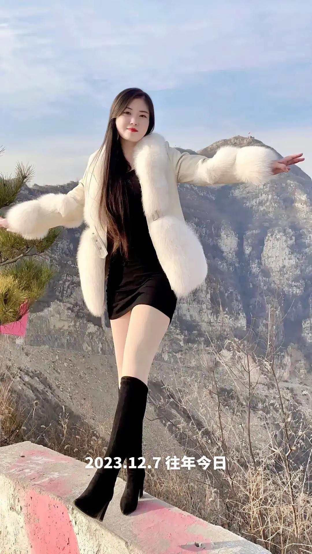 冬季户外运动美丽冻人