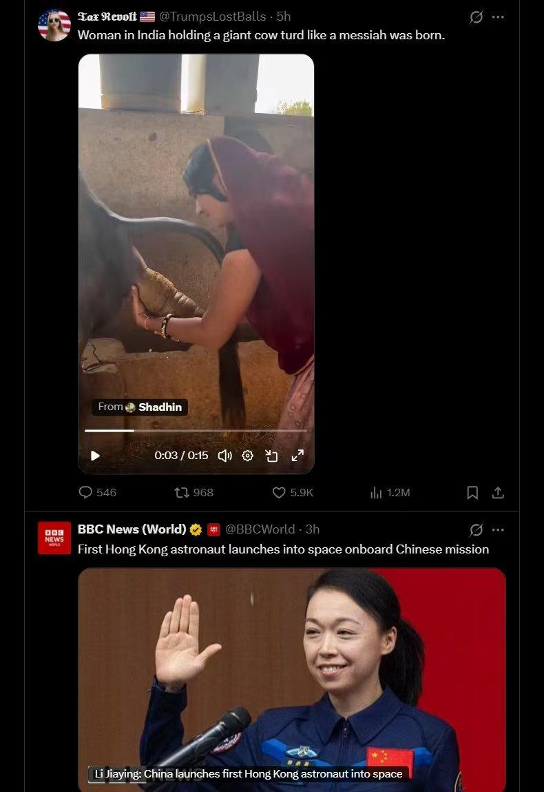这是来自X算法的顶级同屏暴击！两大国的女人以这样的方式同屏印度，女人像对待