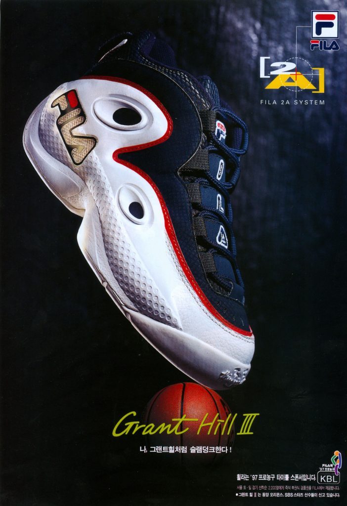 韩国KBL和代理商版本的FILAGH3广告鞋控的日常球鞋广告球鞋海报