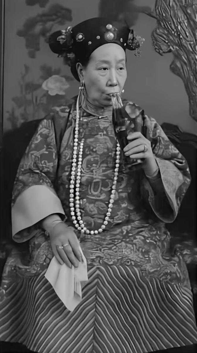 老佛爷喝可乐？这张照片是真的还是假的呢？先掰扯下时间线：慈禧1908年就去
