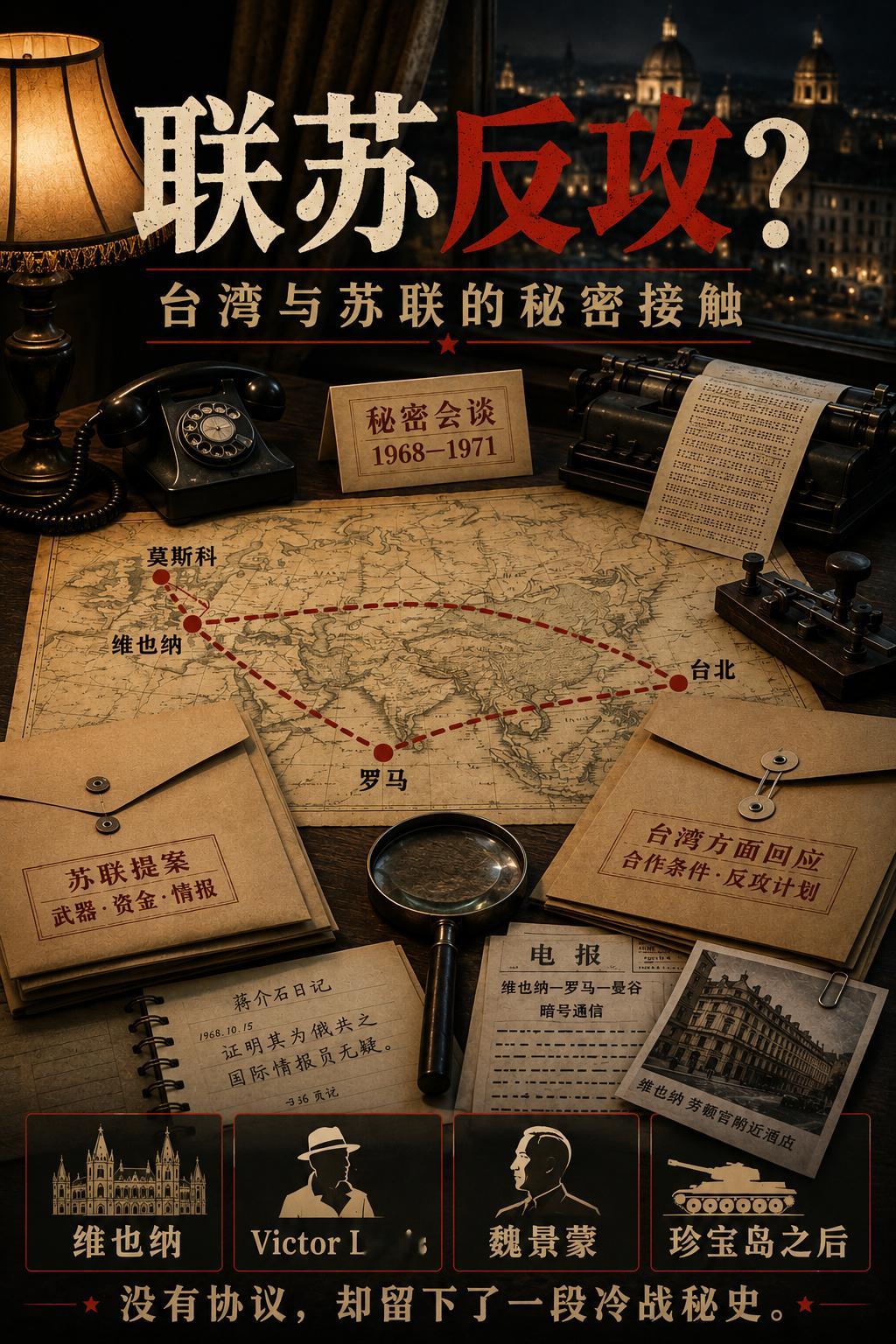 Claude讲述中苏交恶后，台湾方面和苏联的秘密接触。这段历史确实存在，而且比大