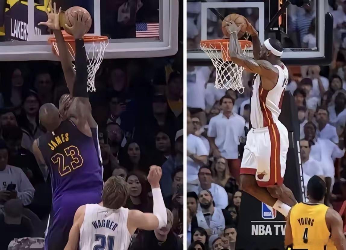 詹姆斯恐怕做梦也没想到，自己会因为常规赛的一次扣篮上了热搜。不懂球的人，只会惊呼