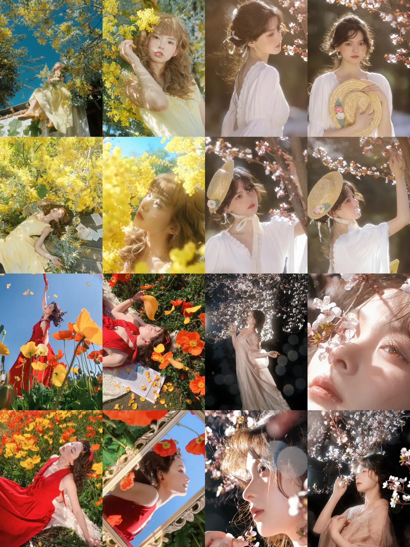 存一些春天拍花姿势🌸。接下来  整理了一些春天拍花姿势 快快存下记录春天吧