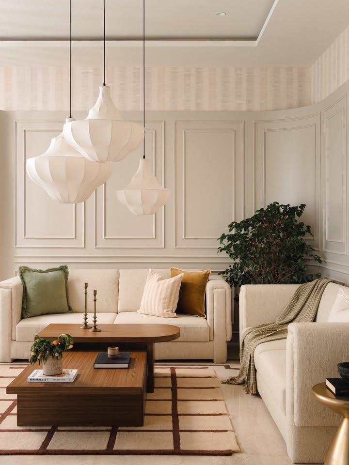 温柔与平静，是223㎡大平层最动人的底色🌿一个有高级感的家装应该是怎样的?家