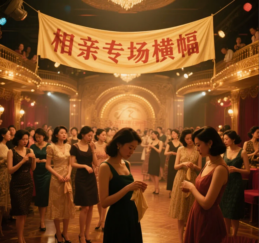 割韭菜门精，深圳相亲会女士免费，男士门票5800，来了48位女性，男士一个没来，