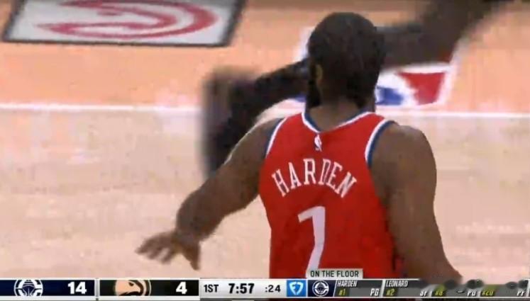 保罗被裁后，哈登首节爆砍13分！快船队团队氛围立马焕然一新！全场逼抢防守提升好