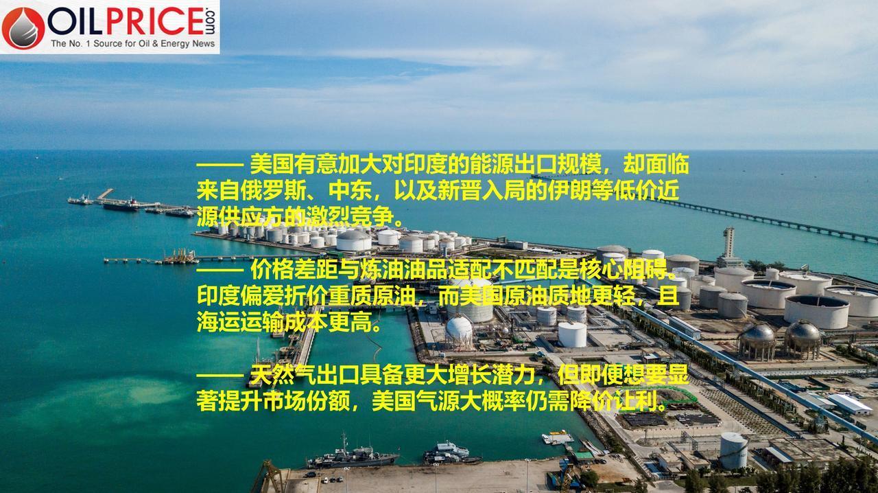 美国欲扩大对印度能源出口，实则困难重重，让我们来一探究竟印度是全球能源对外依