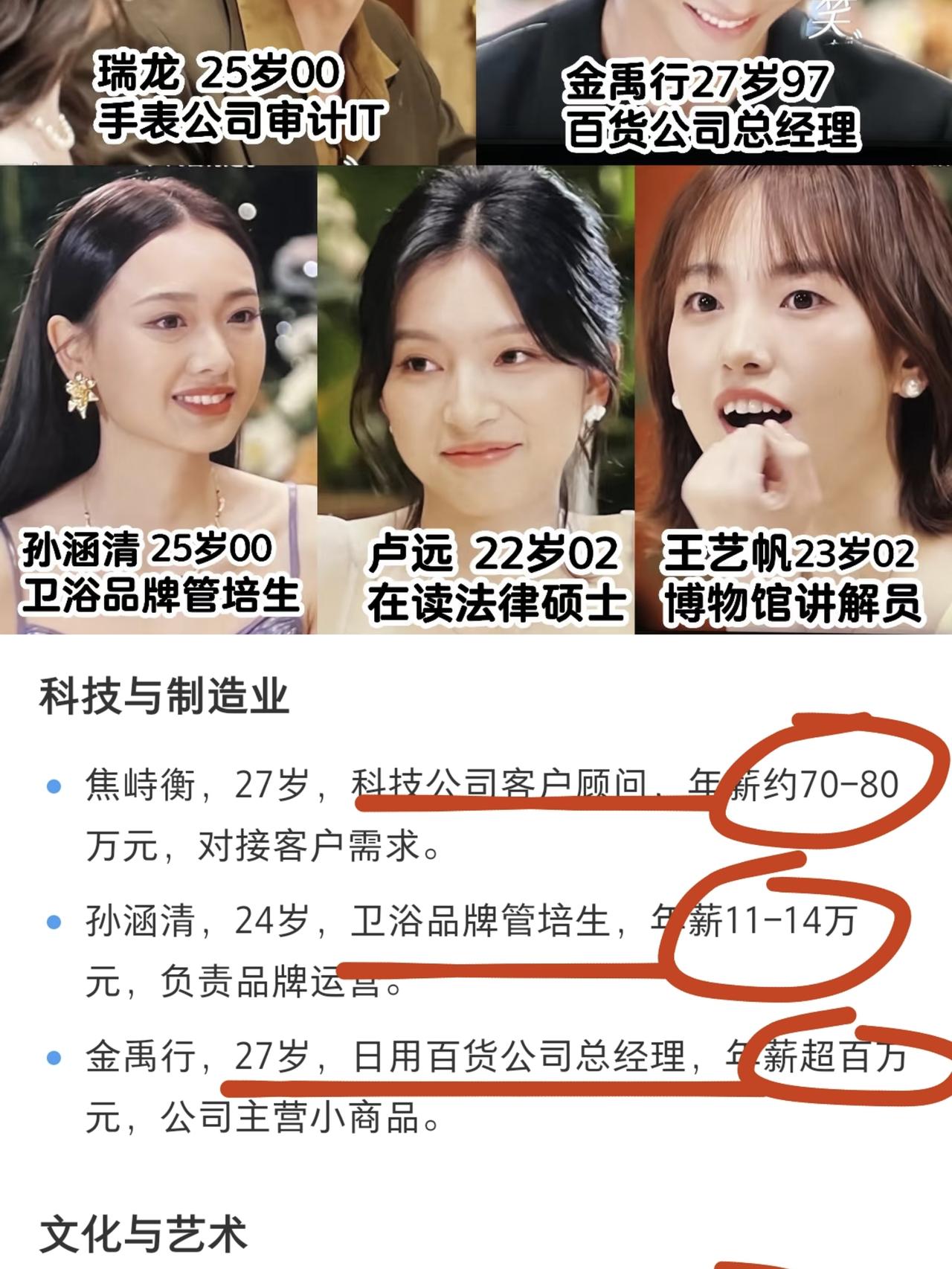 从《心动8》嘉宾年薪分析哪个行业比较赚钱第八季的恋综节目，除了网红这个每期都有