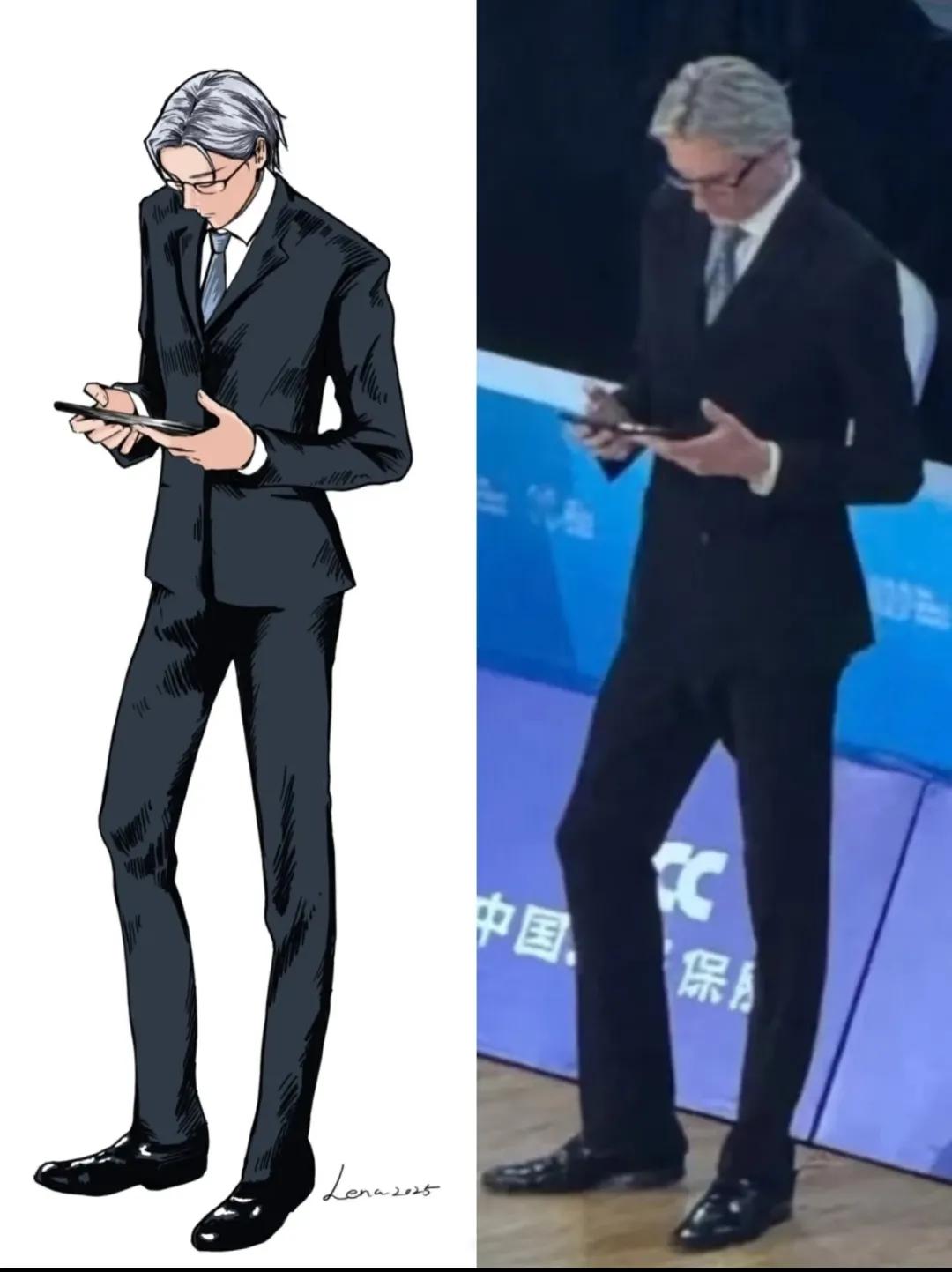 以为漫画是夸张比例，直到看到他，这是一比一还原啊！优雅有了具象化，55岁的拉丁舞