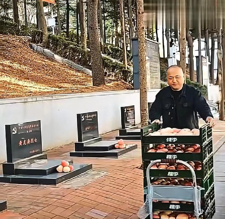 这才是当今社会最值得学习的一件事情一位沈阳男子带着,1650个苹果前往丹东抗美