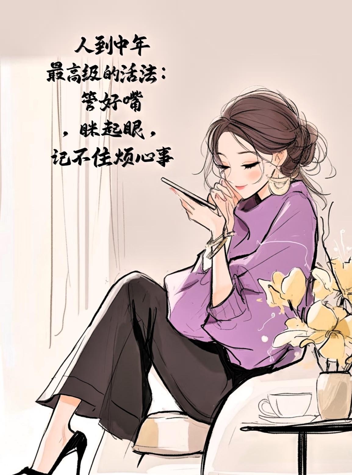 人到中年，最绝的心态是，我不要了.​你在乎什么，什么就折磨你；你期待什么