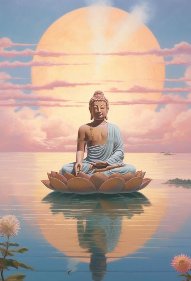 睡前三拜佛菩萨，愿你心无挂碍，梦中吉祥；明早醒来，一切顺意。愿你今夜安稳如莲，q