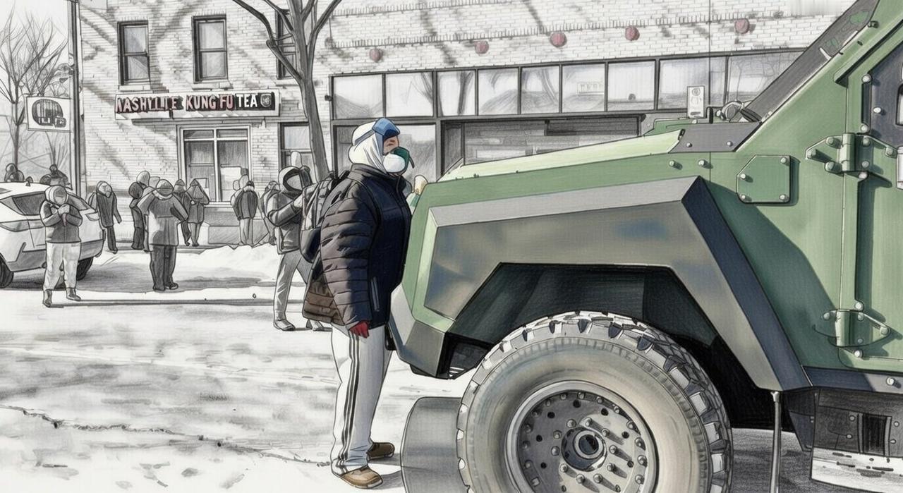 自由美利坚风景线——装甲车人！！！