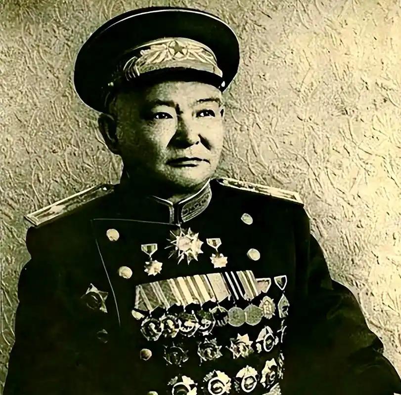 .看清这个胸前挂满勋章的人，他是中华民族的罪人，就是他跟外人勾结，把外蒙古硬生生