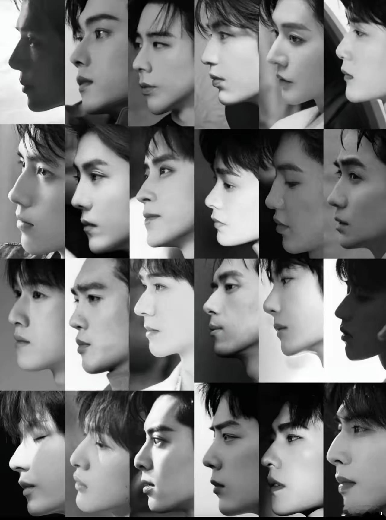 男明星侧颜照来了，肖战，刘宇宁，檀健次，朱一龙，敖瑞鹏，丁禹兮，于适，李现，王一