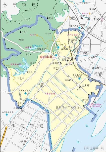 江北新区应将划给顶山街道的区域全部归还江浦街道？针对南京江北新区将研创园与浦