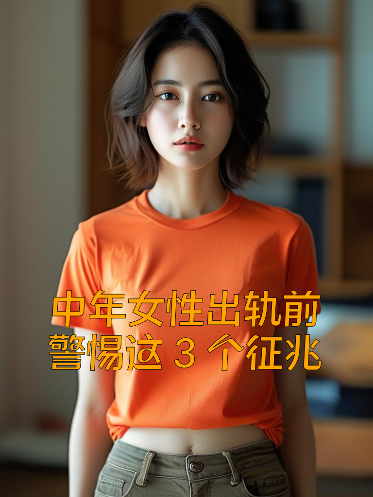 中年女性出轨前，警惕这3个征兆