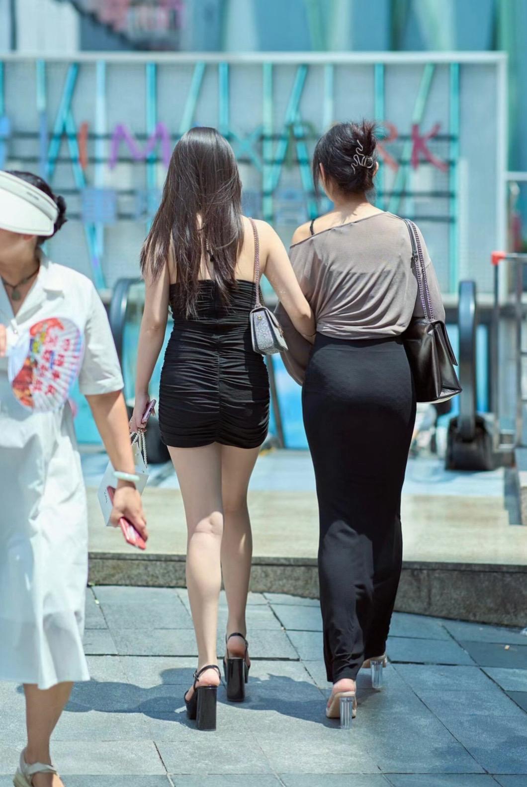 街头风穿搭 气场全开 美女 女神