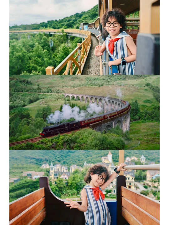 来深圳大梅沙坐一趟国内版的哈利波特火车🚂