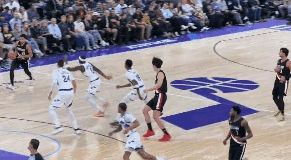 杨瀚森扮演关键先生，带领开拓者以136:134拿下爵士，没有杨瀚森的2分，开拓者