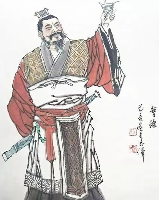 许褚刚到自己的帐篷，忽然感觉心神不宁，好像是有什么事情要发生，他立即转身跑回曹操