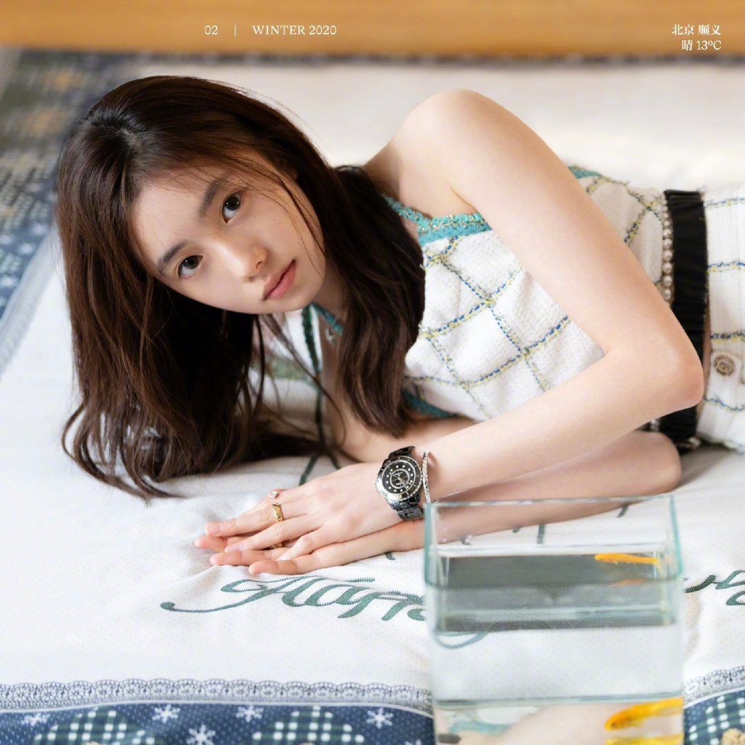 刘浩存出道首封唯一纯白的茉莉花