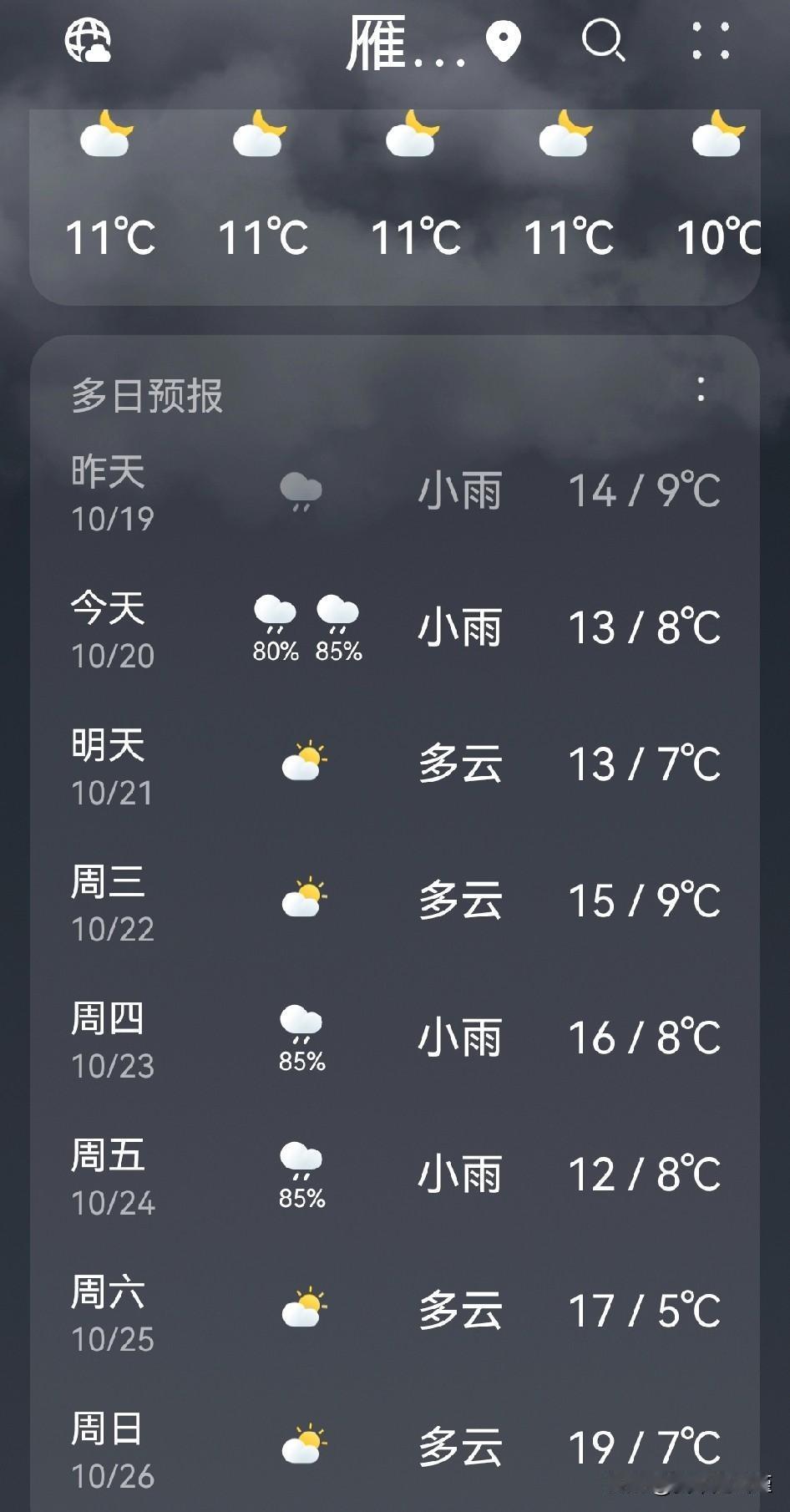 这气温冷的直哆嗦今年秋天比往年来的早些气温比往年也低了不少10月还没完就