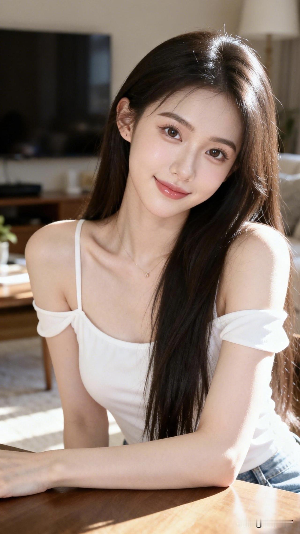 ：元旦快乐没钱花，宅家臭美图个啥[吐舌头眯眼睛笑]？那你就看看美女乐开花呗[吐舌头眯眼睛笑]～祝您幸