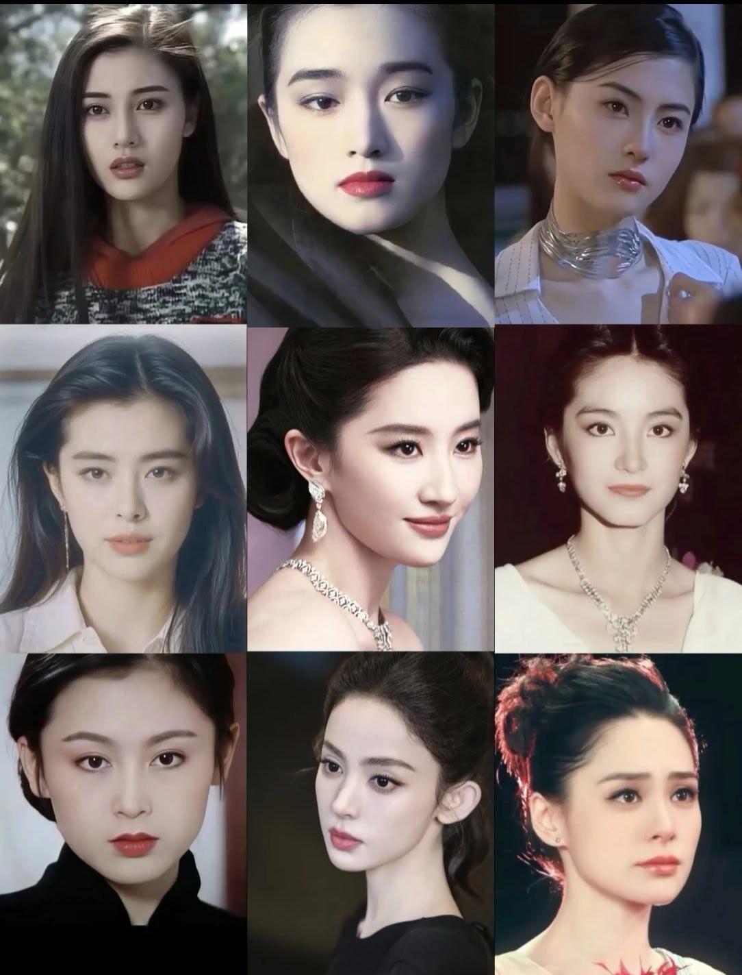 这九个影视美女，谁是你心目中的第一女神？