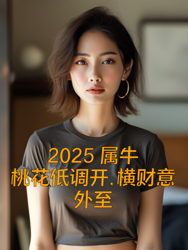 2025属牛：桃花低调开，横财意外至