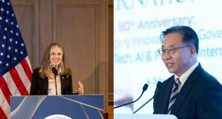 伊珠丽是近期刚接任美国驻香港总领事的，按常理，新官上任该先熟悉香港的实际情况，和