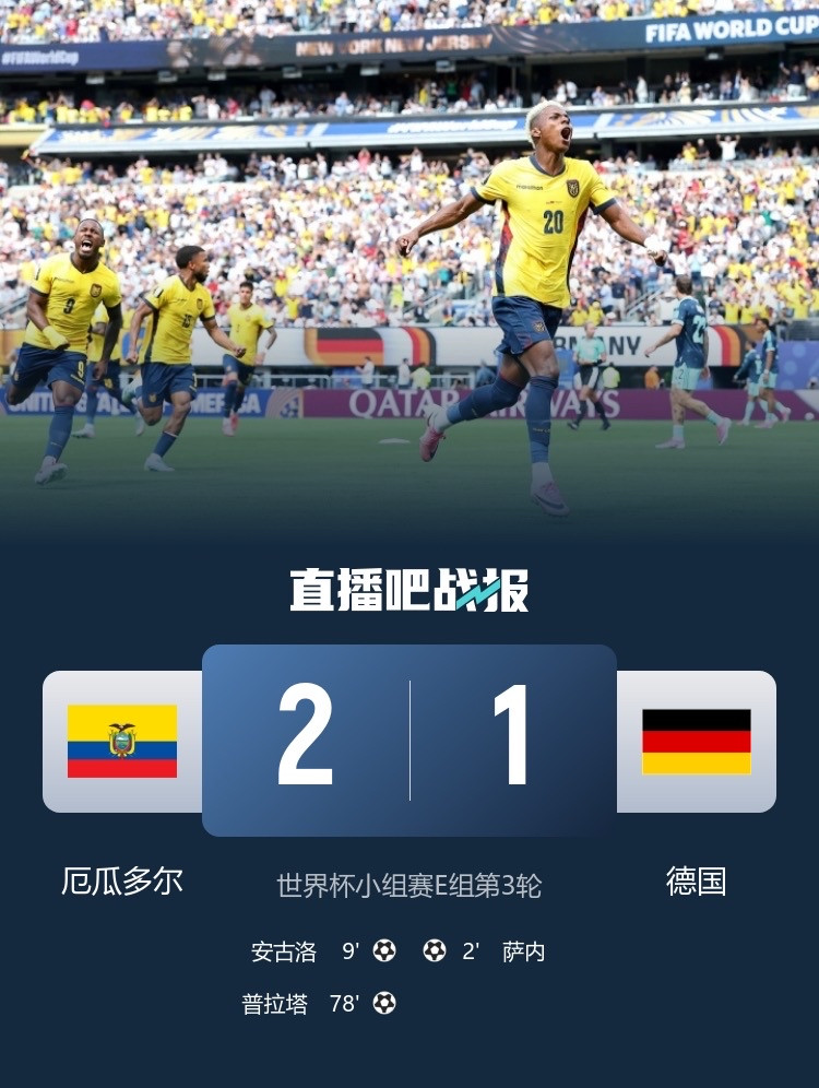 德国1-2厄瓜多尔，徐指导赛后点评，所言极是！1.德国早已提前出线，球员求胜