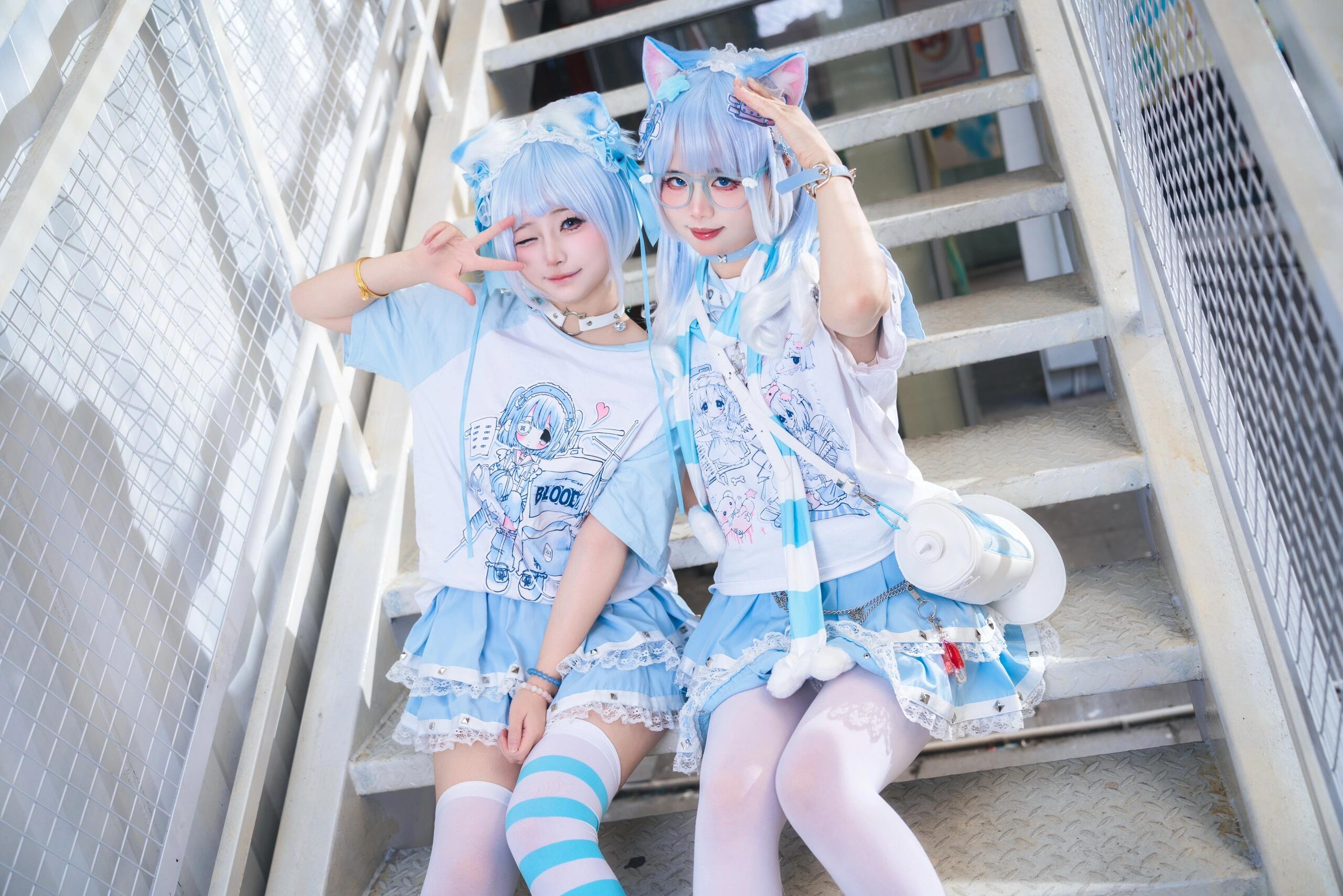 cos正片 二次元少女 白丝yyds cosplay 漫展cosplay