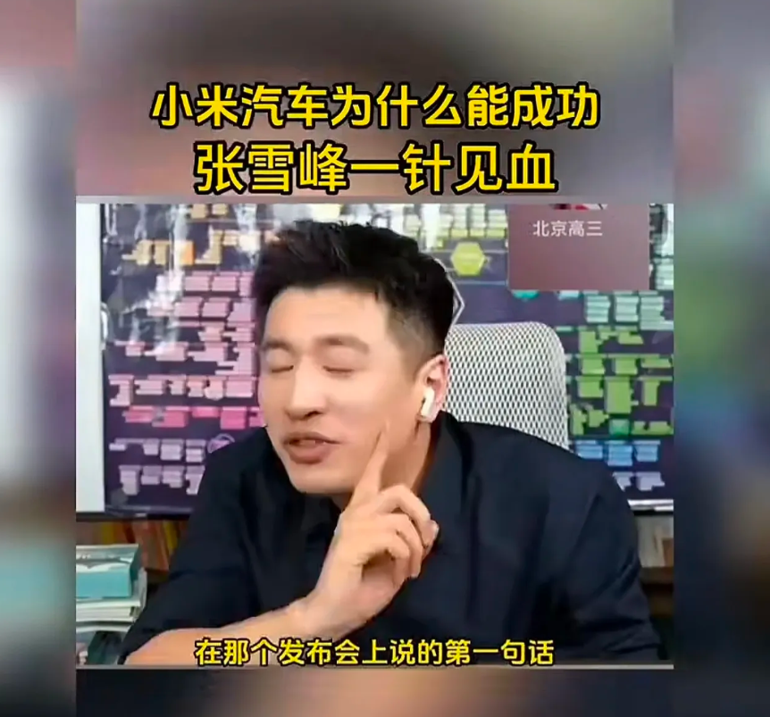 张雪峰揭秘小米汽车成功真相：政府支持才是关键，雷军一句话暴露玄机！