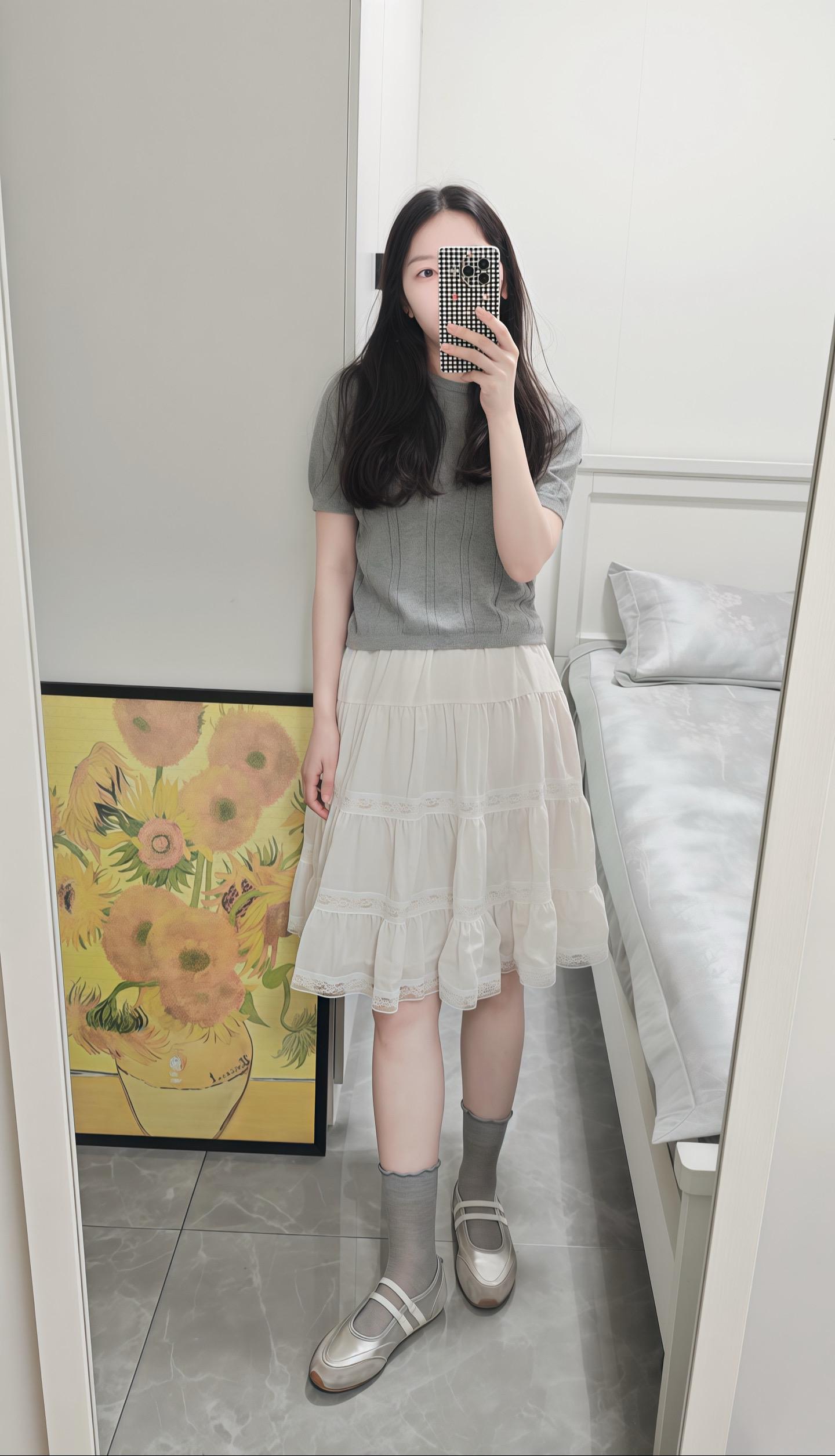 韩系穿搭 ootd穿搭 夏日穿搭小心机 今日穿搭 普通人穿搭