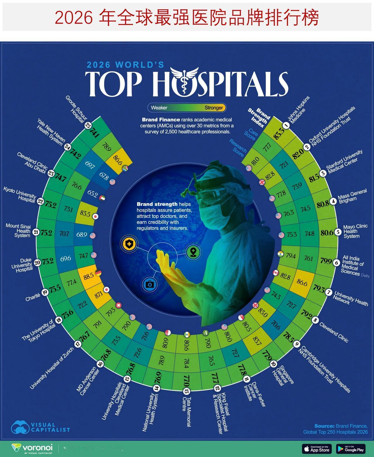 2026年全球最强医院品牌排行榜品牌价值并非仅仅是企业层面的问题。医疗系统