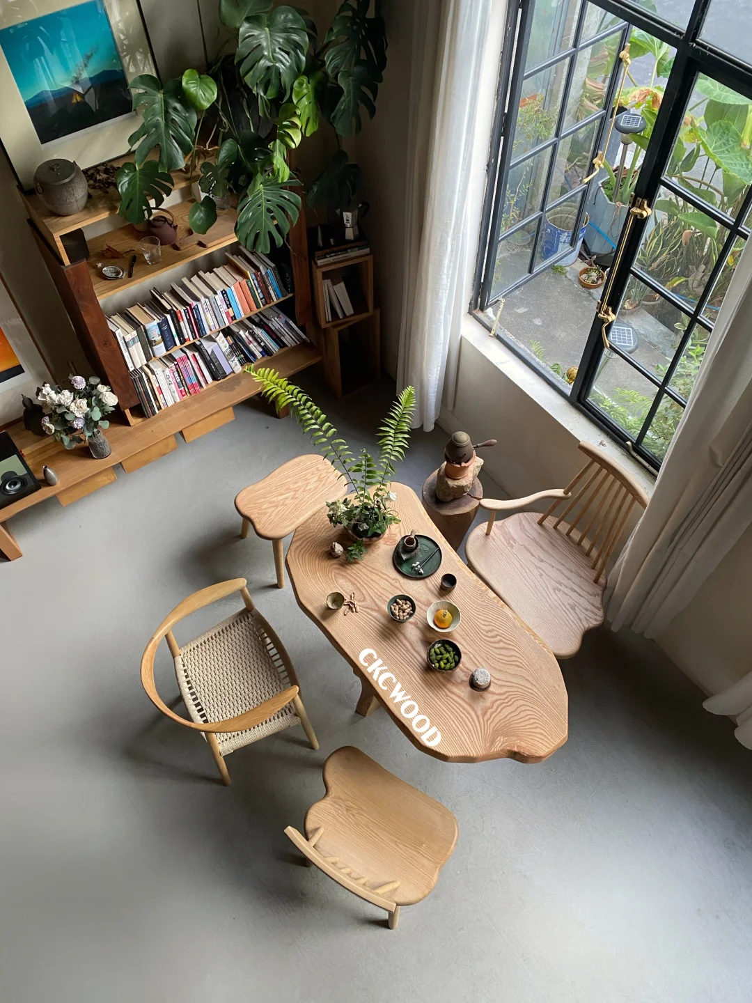 松弛感的生活｜我家阳台大改造🍵奶油原木风