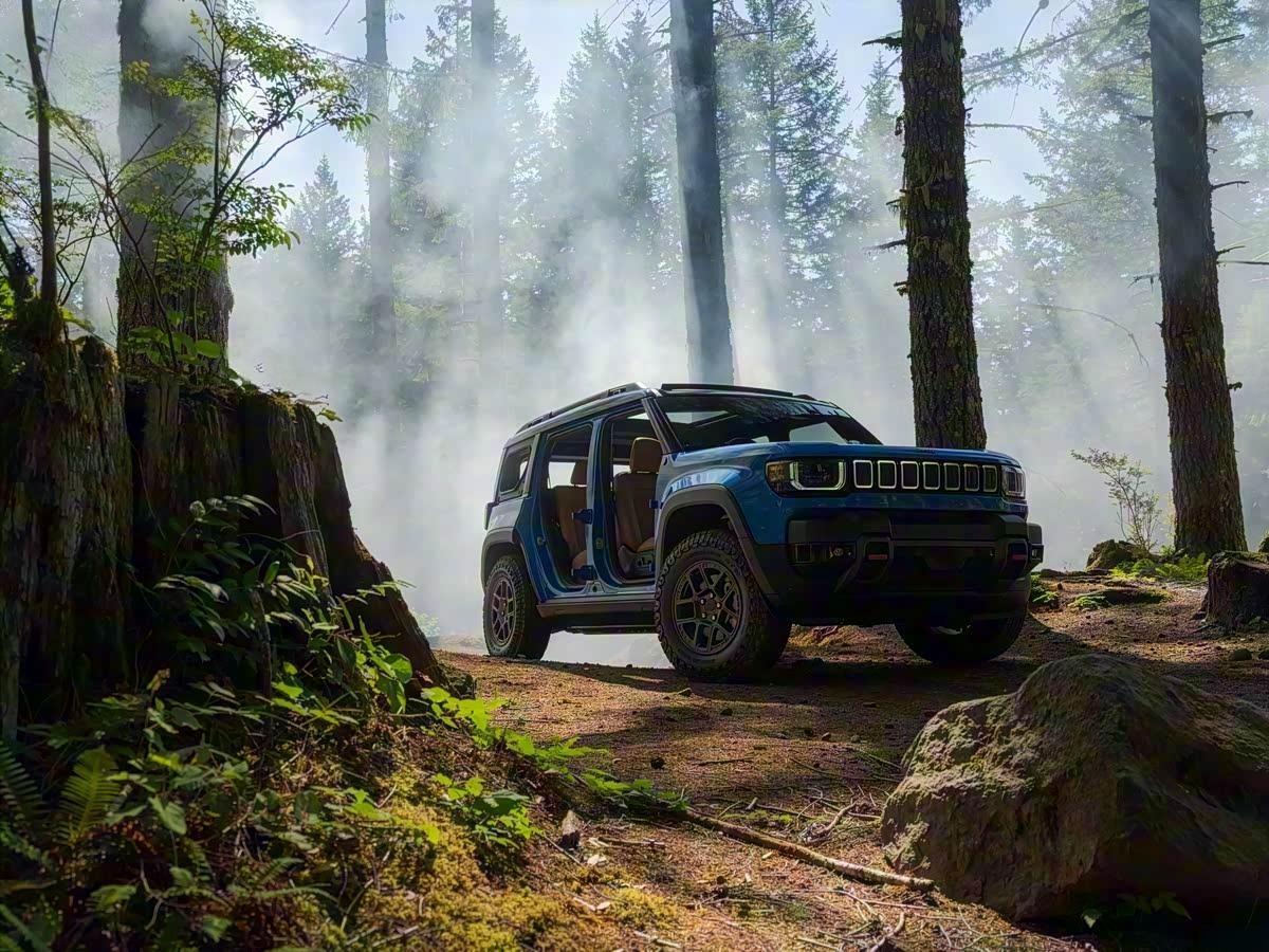 Jeep近日正式推出纯电越野车Recon，基于专属电动平台打造，0-100km/