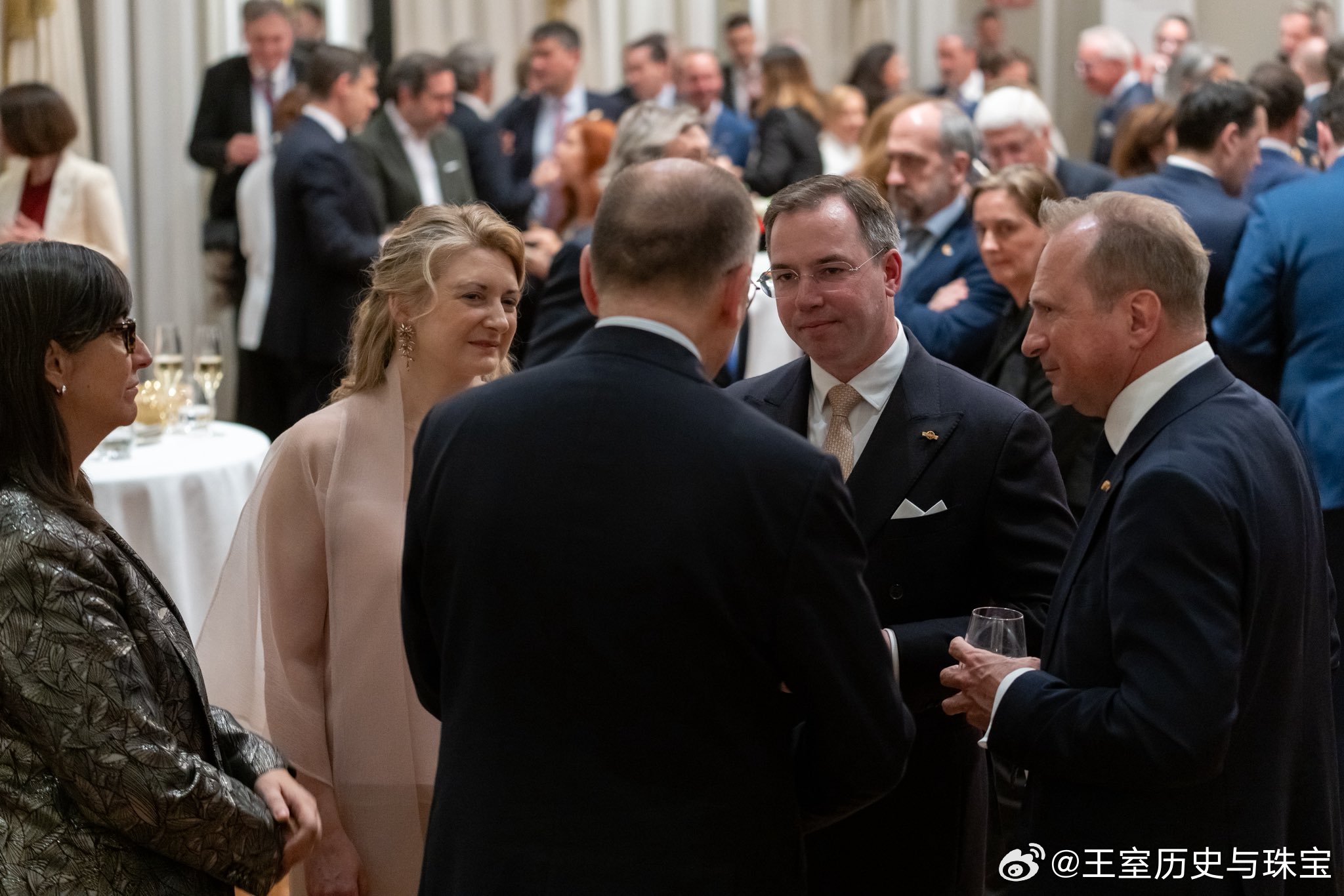 新闻2026.3.5卢森堡正式访问西班牙Day1，卢森堡大公夫妇出席招待会