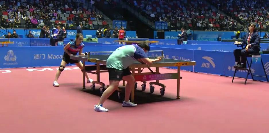 全运会乒乓球女子团体小组赛A组，西藏女团3比0战胜湖北女团，西藏女团1胜1负，湖