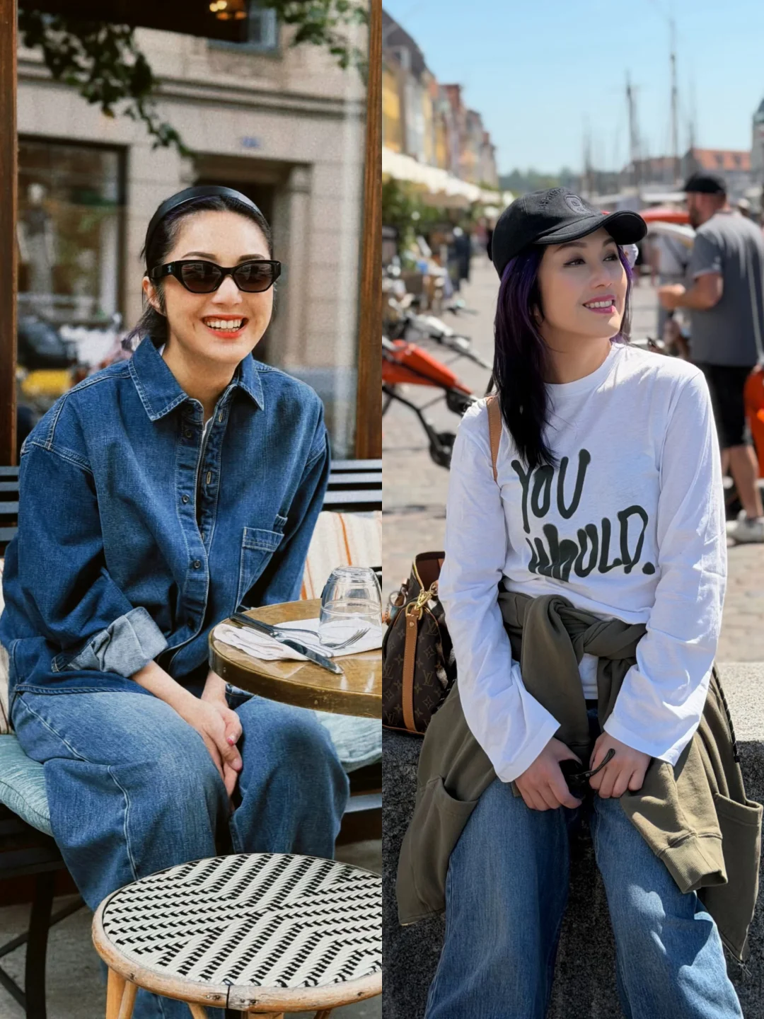 52岁的千嬅BB度假随拍，港女保养真的一绝～