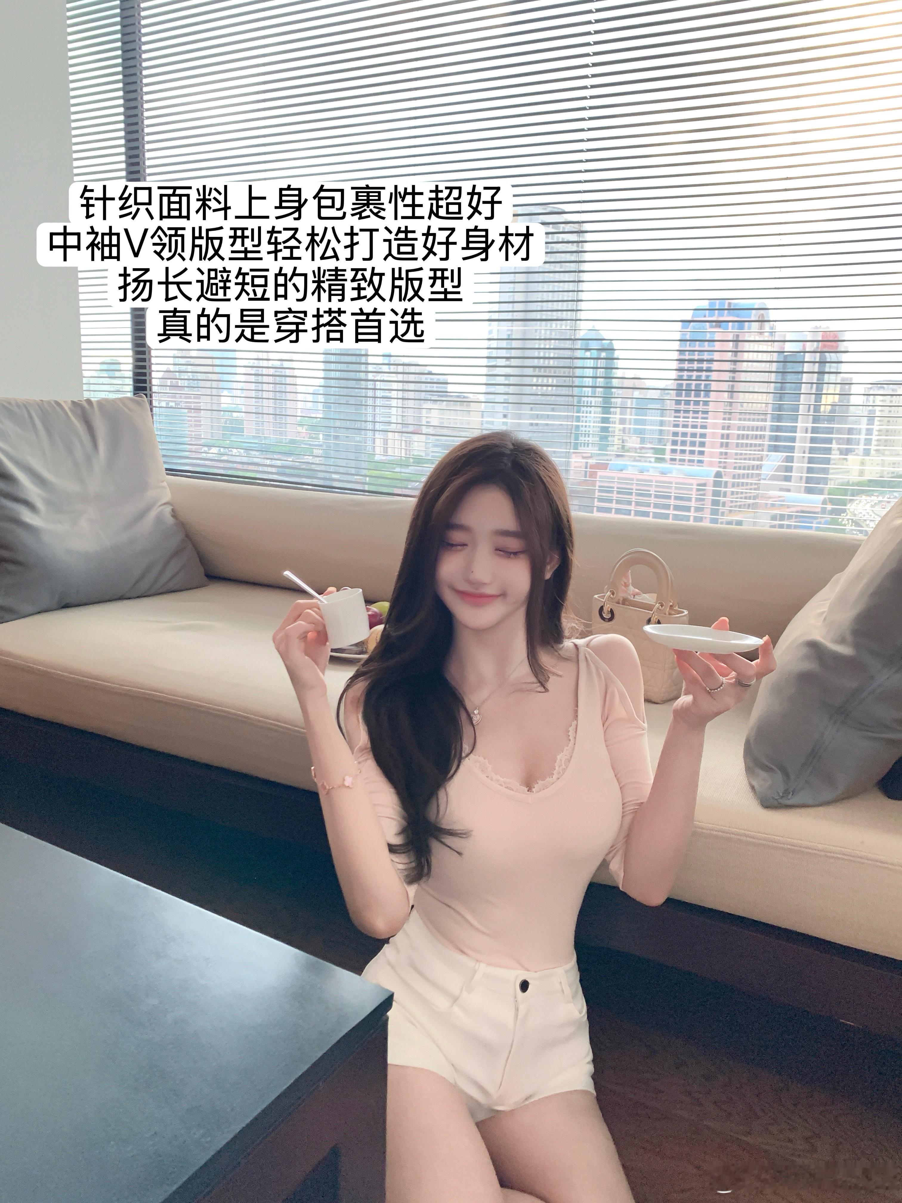 【香颂蕾丝Tee】温柔气质韩女感🦢揪只🧚ootd生活手记‍​​​