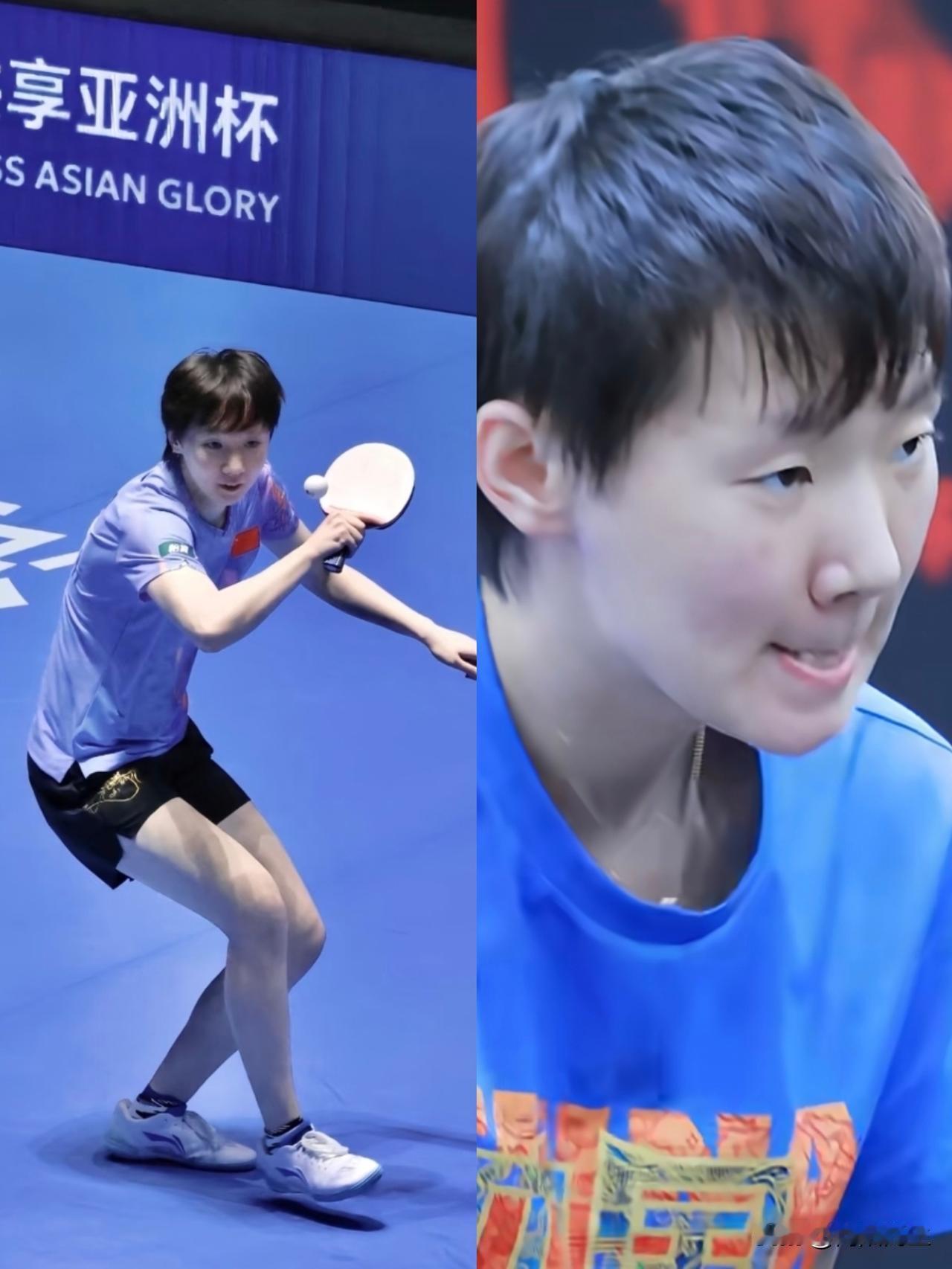 王曼昱这场球赢的可真悬，看的我手心全是汗！好多人纳闷，打个郑怡静咋这么费劲