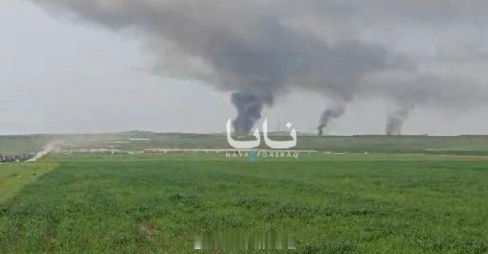 今天，在焚烧完己方剩余的军事装备后，美国军队完全撤离了哈塞克省的卡斯拉克空军基地