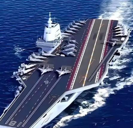 全球军迷最近都在盯着中国海军的福建舰，这艘满载排水量八万多吨的巨舰，从2022年