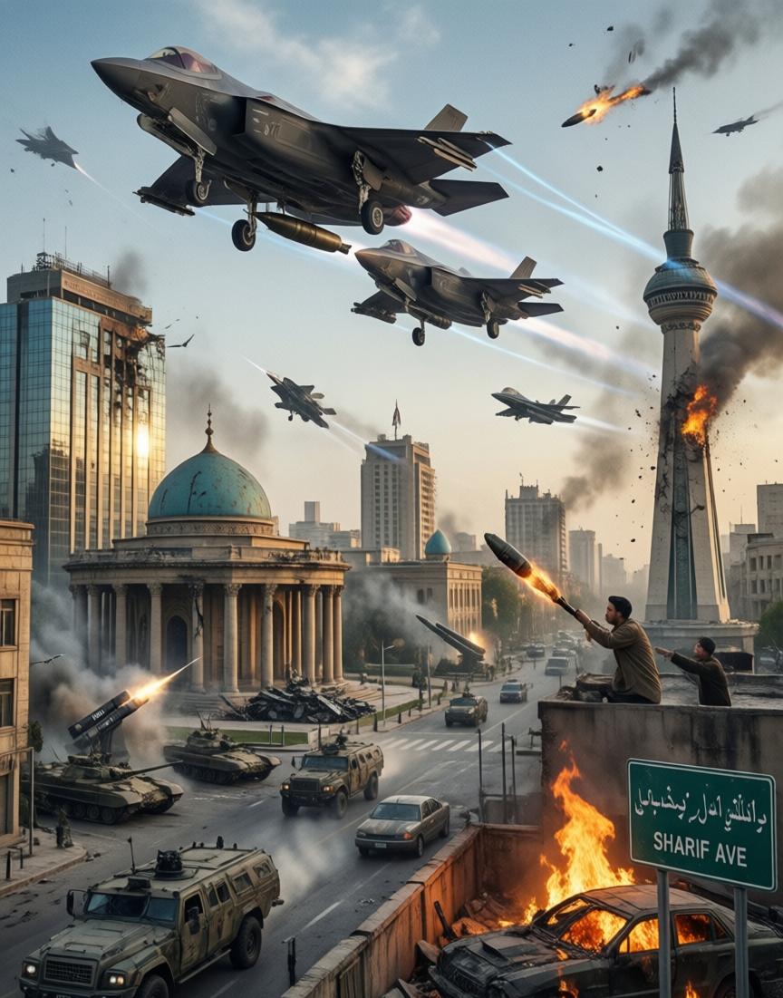 首都告急：铁翼直插德黑兰，全面战争的潘多拉魔盒已开德黑兰时间3月4日深夜，爆