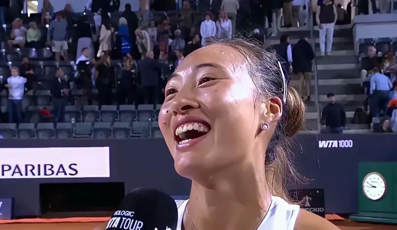 郑钦文今天罗马厉害了！我相信很多人可能对郑钦文失望了，觉得她最近总是输比赛，但
