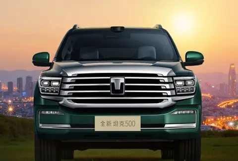 新增“敦煌绿”车漆，新款坦克500来袭！日前，新款坦克500的实车图，在长城汽